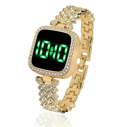 Diamond LED Touch Watch for Women