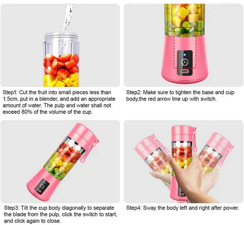 USB Mini Portable Juicer Blender
