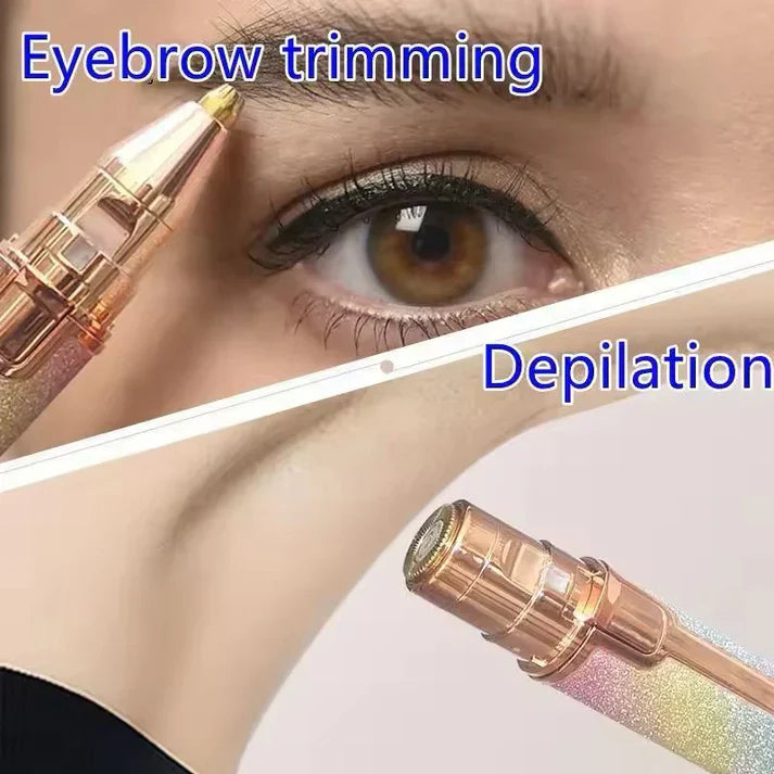 2-in-1 Face & Brow Trimmer For Women