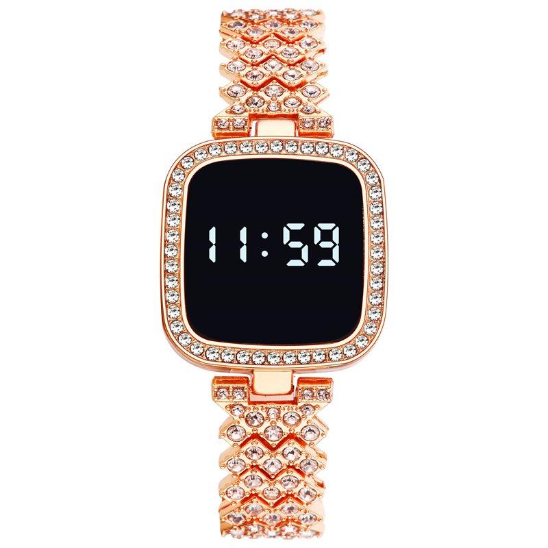 Diamond LED Touch Watch for Women
