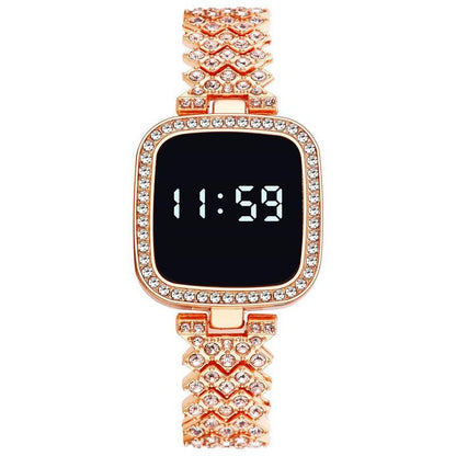 Diamond LED Touch Watch for Women