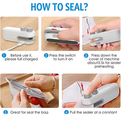 USB Mini Portable Bag Sealer