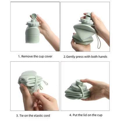 600 ML Foldable Water Bottle